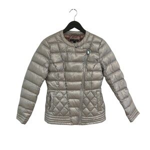 Via Spiga Metallic Puffer Jacket